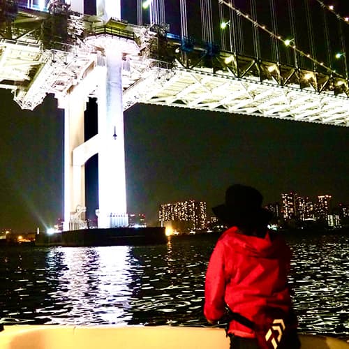 アップタイドクルーズでの釣りイメージ